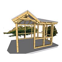 3D-Visualisierung - Holzbau Feld